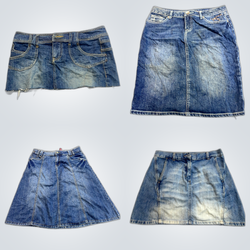 Denim Mini Skirt Bundle
