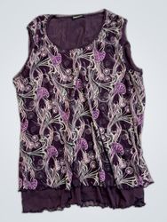 Bianca Printed Sleeveless Blouse