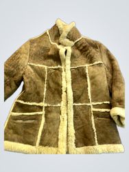 Brown Suede Sheepskin Jacket