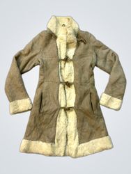 Shearling Lined Duffle Coat
