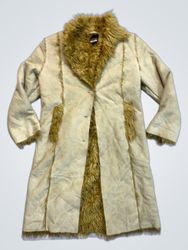 STEVE KETELL Women's Faux Fur Lined Coat