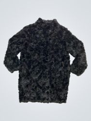 BETTA CORRADI Black Faux Fur Coat
