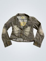 REDDIAL COUTURE Embroidered Denim Jacket