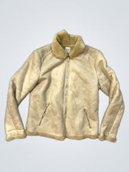 Promod Faux Shearling Lined Jacket
