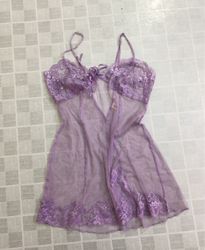 Victoria's Secret Lilac Lace Babydoll Nachthemd