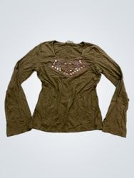 Promenade Long Sleeve Sequin Top
