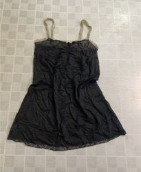 Tezenis Abito in pizzo nero tipo sottoveste