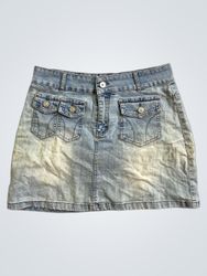 Gonna in denim corta