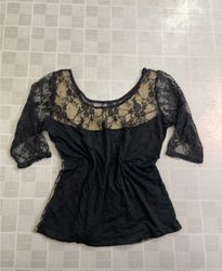 Black Lace Top