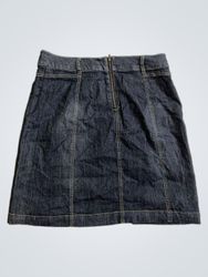 Saia jeans RENUAR com zíperes