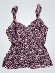 LIU JO Women's Purple Print Top
