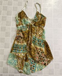 Vestido tipo camisola estampado