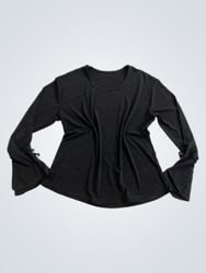 Black long sleeve top