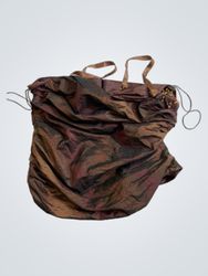 ANTILLE elegance Brown Iridescent Gathered Dress
