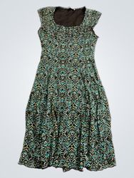 Affinités Women's bedrucktes Maxikleid