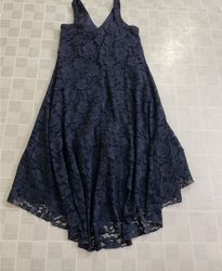 EN FOCUS STUDIO Abito in pizzo color navy