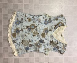 Lipo Lipo Haut imprimé floral bleu clair