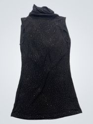 ORSAY Robe noire pailletée