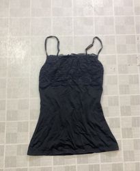Black lace camisole