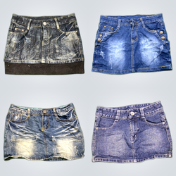 Y2K Denim Mini Skirt