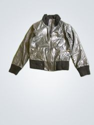 JL Kando Leather Bomber Jacket