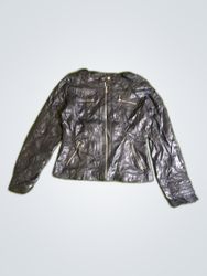 Lock & Love Black Leather Jacket