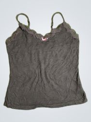Black Lace Trim Camisole Top