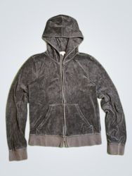 Juicy Couture Velour Zip-Up Hoodie