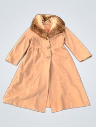 Tan Fur-Lined Coat