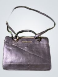 Tommy Hilfiger Black Leather Small Handbag