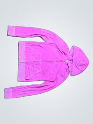 Juicy Couture Pink Velour Zip-Up Hoodie