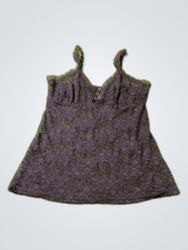Black Lace Camisole Top