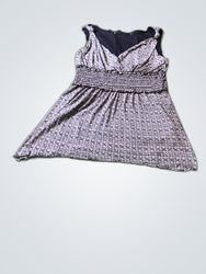 Gray Patterned Dress