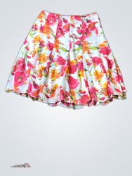 Dressbarn Floral Print Mini Skirt