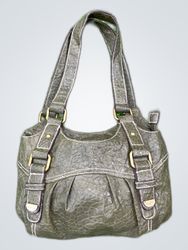 Rosetti Green Textured Leather Small Handbag