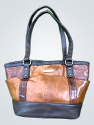 Stone Island Leather Tote Bag