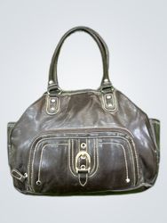 Brown Leather Tote Handbag