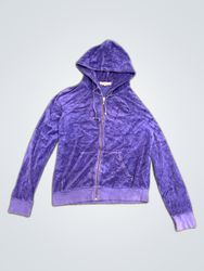 Juicy Couture Purple Velour Hoodie