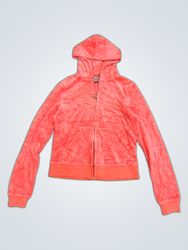 Juicy Couture Pink Velour Zip-Up Hoodie