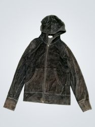 Juicy Couture Black Velvet Hoodie