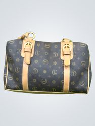 America Monogram Satchel Bag