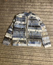 Upcycled Patchwork Denim Jacket