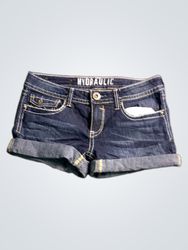 Hydraulic Denim Shorts