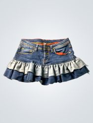 G-STAR RAW Jeansrock mit Volants