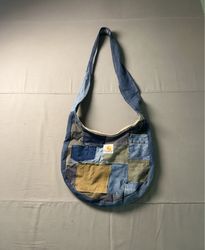 Carhartt Patchwork Denim Hobo Bag