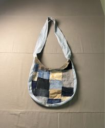 Carhartt Patchwork Denim Shoulder Bag