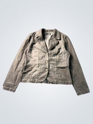 Women's Grey Denim Blazer