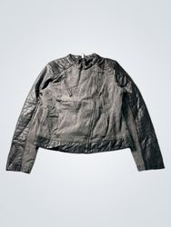Matinée Women's Faux Leather Panel Jacket