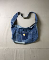 Carhartt Denim Patchwork Shoulder Bag