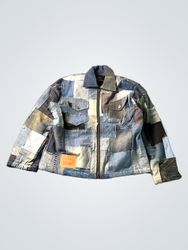 Upcycled Levi's Patchwork Denim Jacket